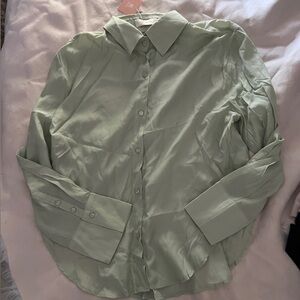 Miss Lola Sage Green Shirt